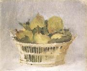 Corbeille de poires (mk40), Edouard Manet